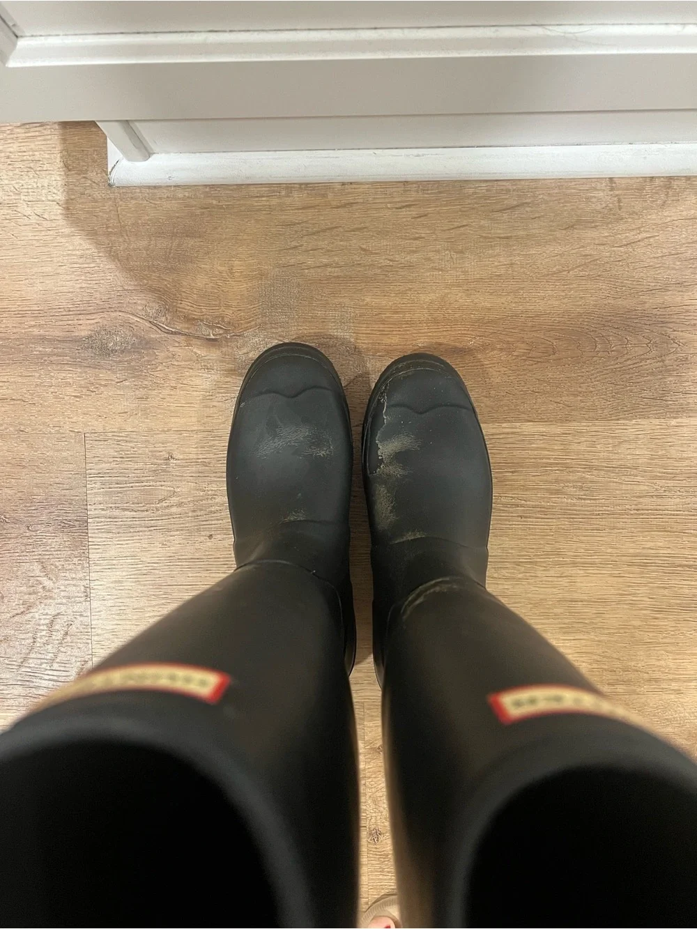 Hunter Matte Black Tall Rain Boots